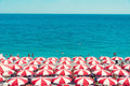 Amalfi Candy Cane Umbrellas