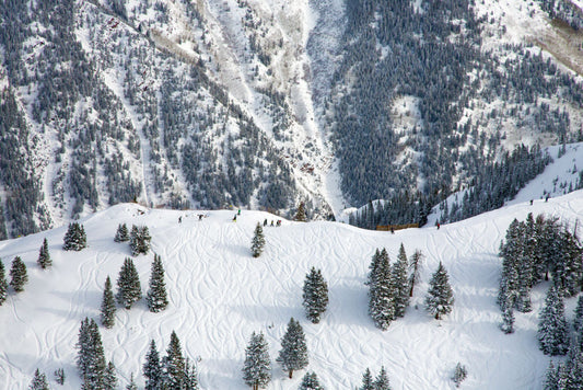 Aspen Highland Ski Climbers Diptych