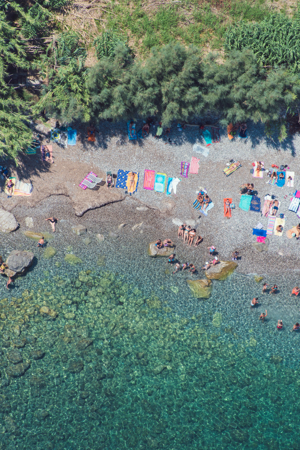 Capri Sunbathers Diptych