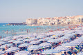Cefalù Blue and White Umbrellas