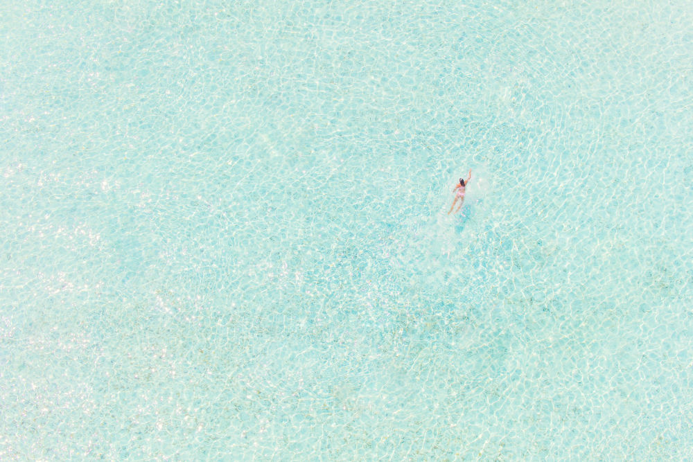 Girl in Pink, Bora Bora