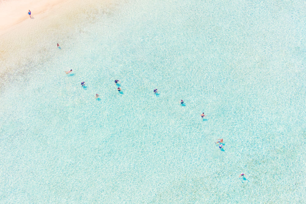 Matira Beach Swimmers