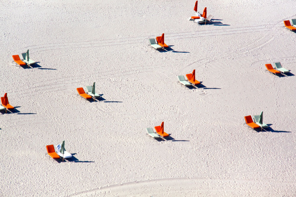 Miami Beach Orange Chairs