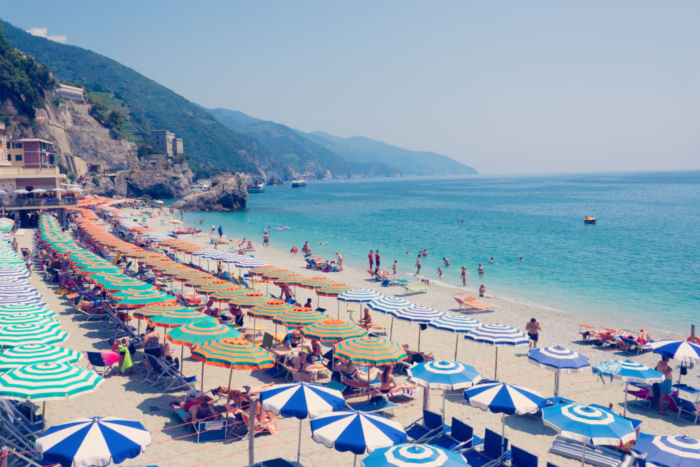 Monterosso Umbrellas, Cinque Terre