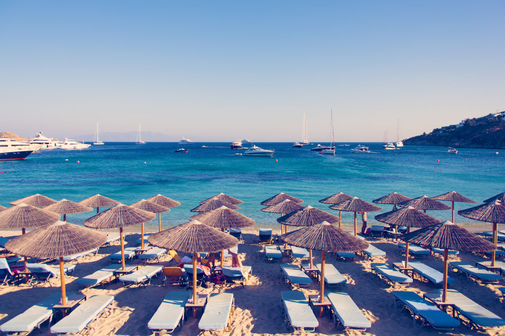 Mykonos Light Blue Beach Chairs