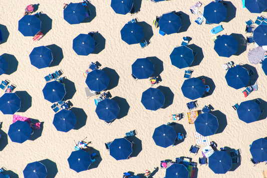 Product image for Navy Umbrellas, Santa Monica