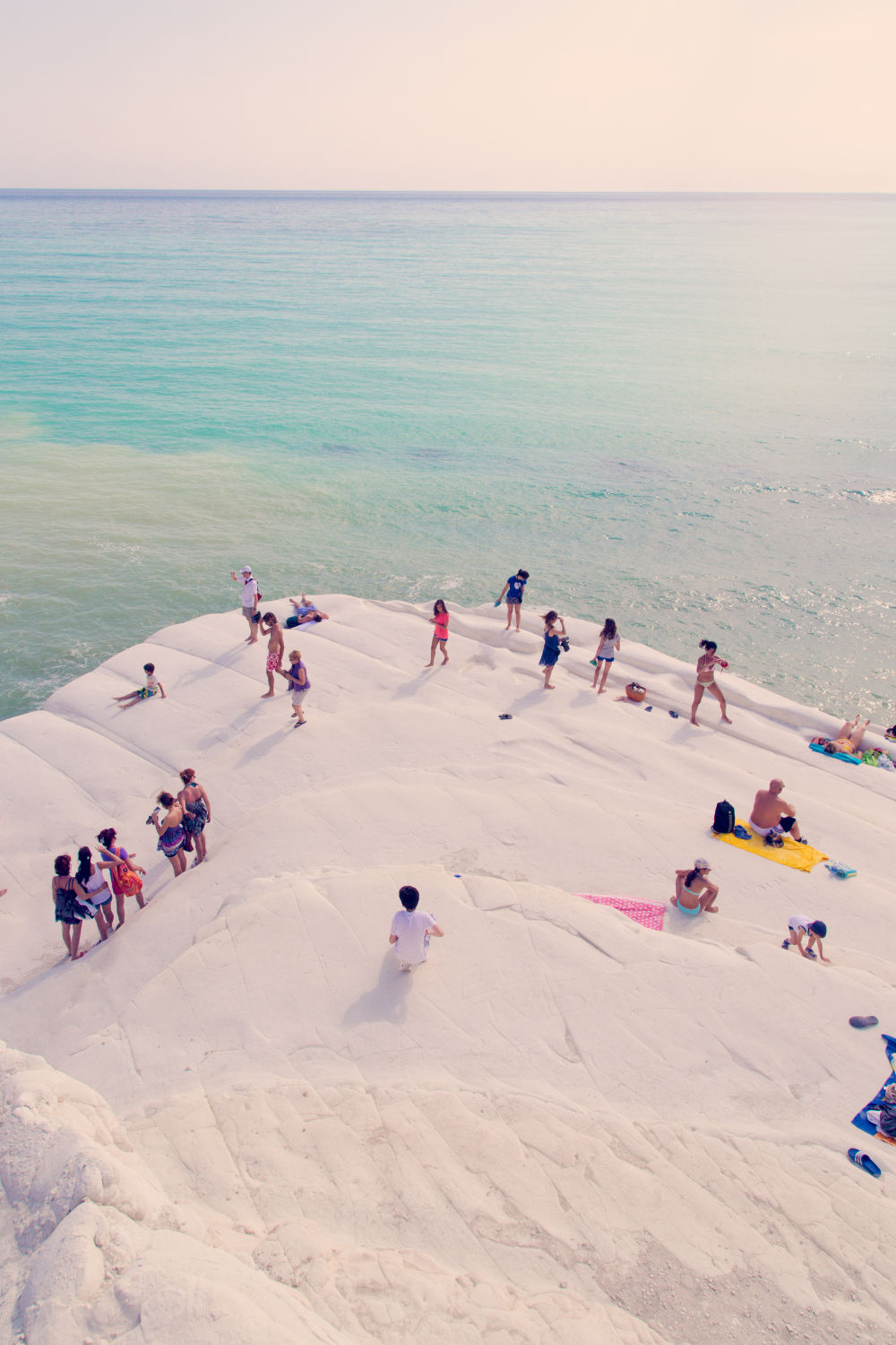 Top of Scala dei Turchi Triptych