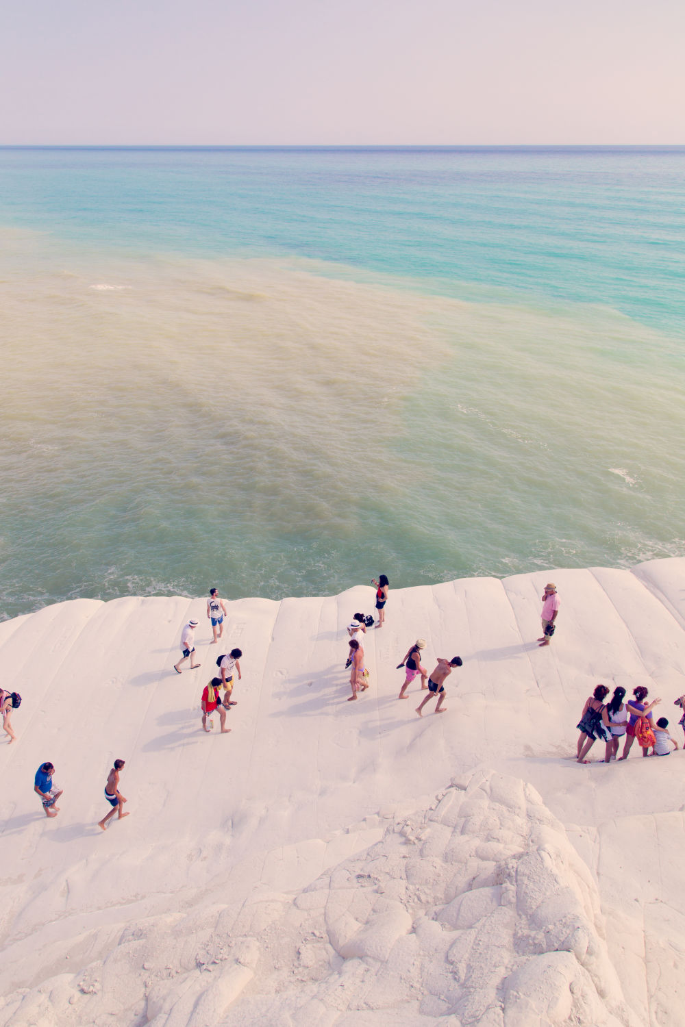 Top of Scala dei Turchi Triptych