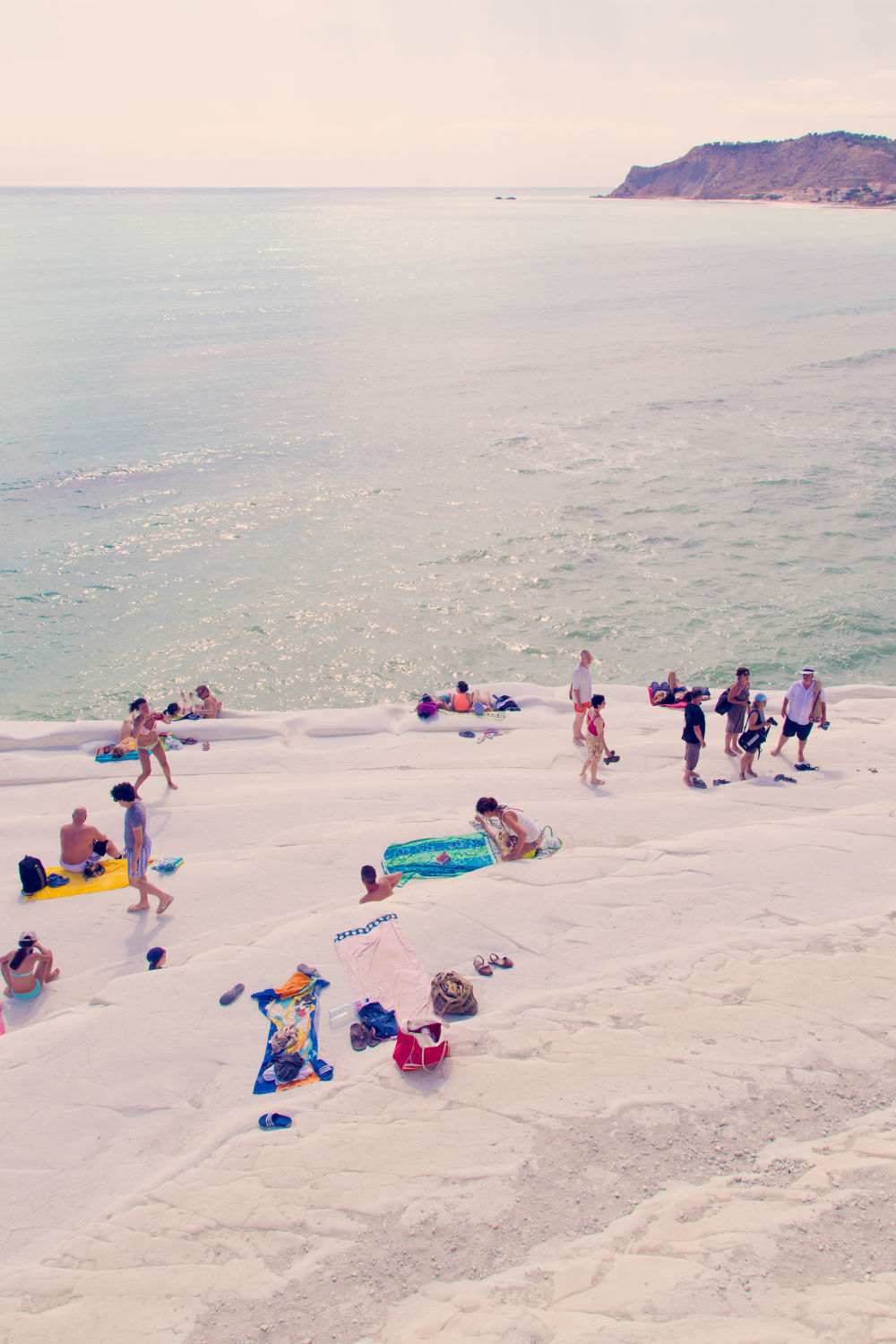 Top of Scala dei Turchi Triptych