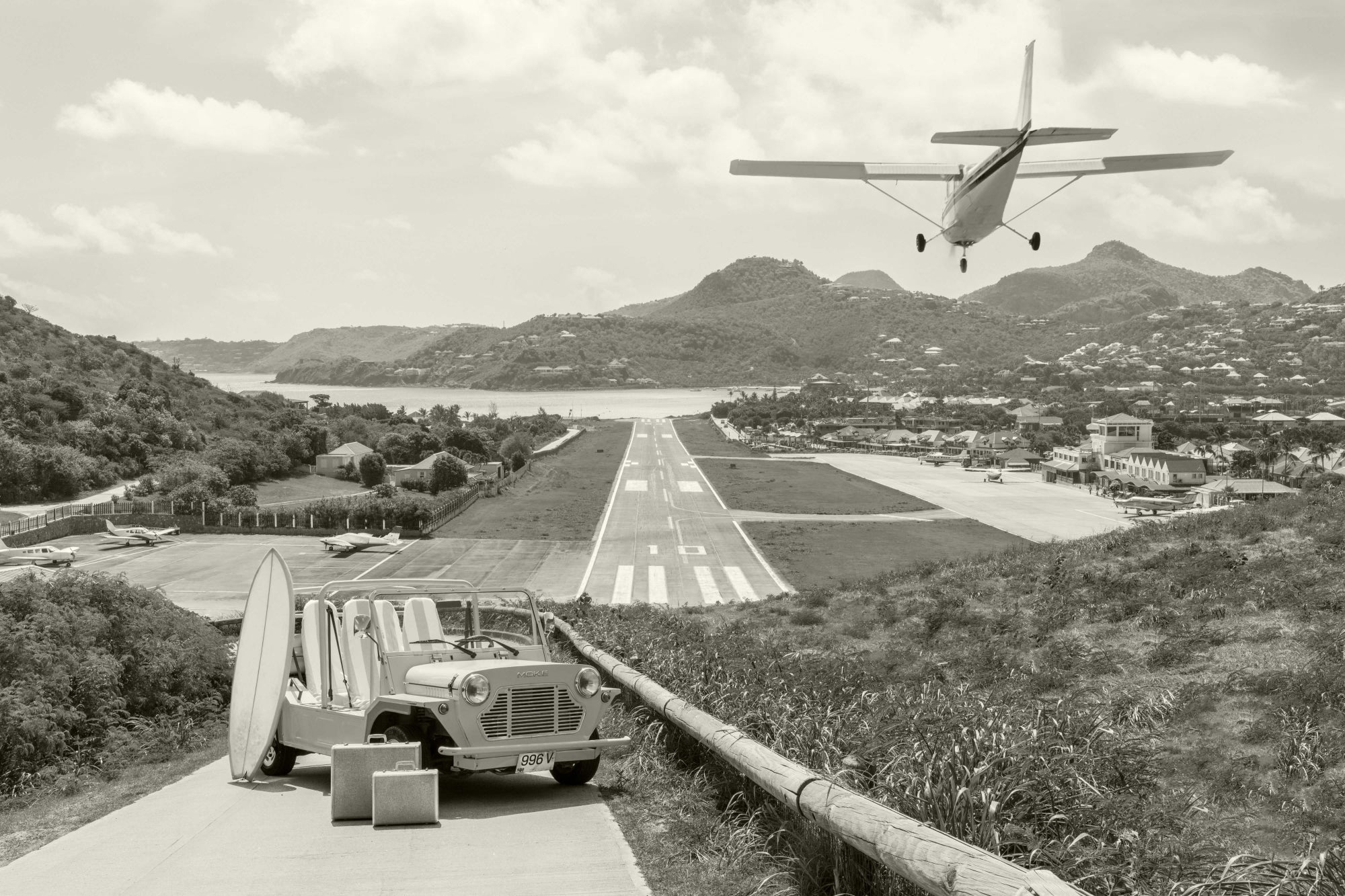 Welcome to St. Barths (Sepia)