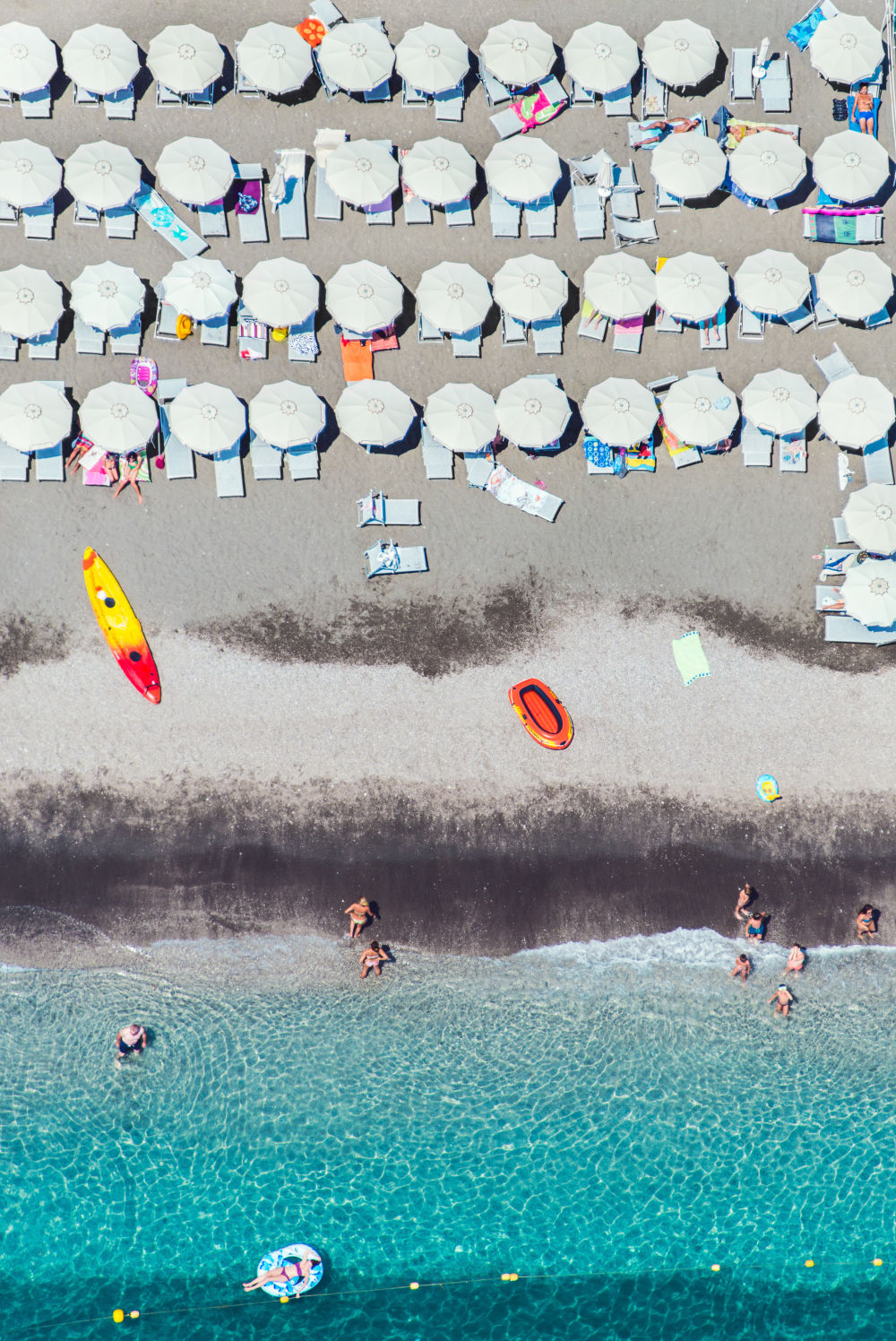 White Umbrellas, Amalfi